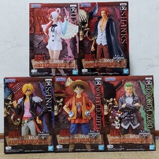 ONE PIECE - ワンピース　フィギュア FILM  RED DXF 5点セット