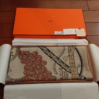 エルメス(Hermes)のエルメス カシミヤシルク 魔法の杖傘(マフラー/ショール)