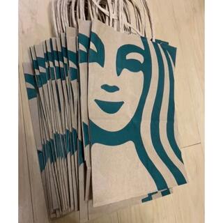 スターバックスコーヒー(Starbucks Coffee)の8/15〆♪スターバックス紙袋ロゴ8枚5枚まとめ売り大量可愛いプレゼントカフェ好(ショップ袋)