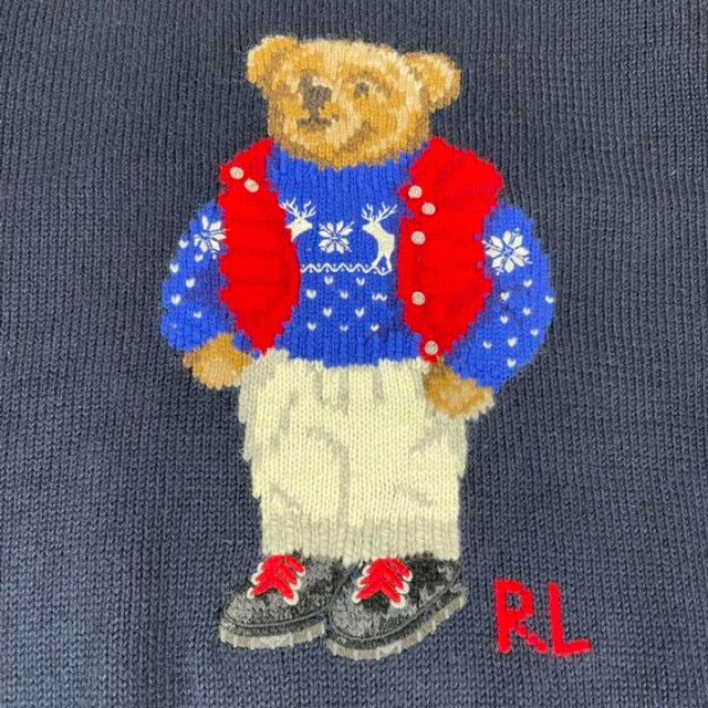 POLO RALPH LAUREN(ポロラルフローレン)のラルフローレン Ralph Lauren ポロ ベア ニット M 【美品】 レディースのトップス(ニット/セーター)の商品写真