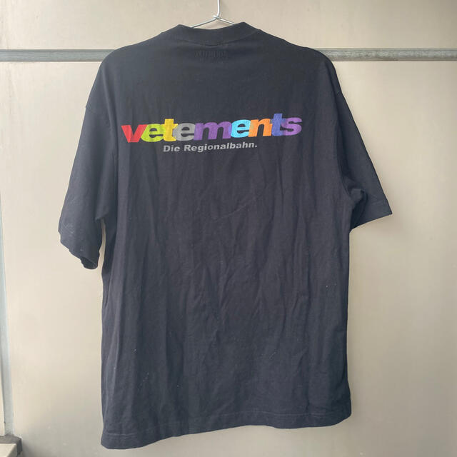 vetements ロゴ die regionalbahn  18ss Tシャツ