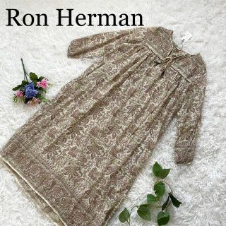 ロンハーマン(Ron Herman)の新品未使用♪ロンハーマン/コクーンワンピース ペイズリー⭐︎ゆったりシルエット(ロングワンピース/マキシワンピース)