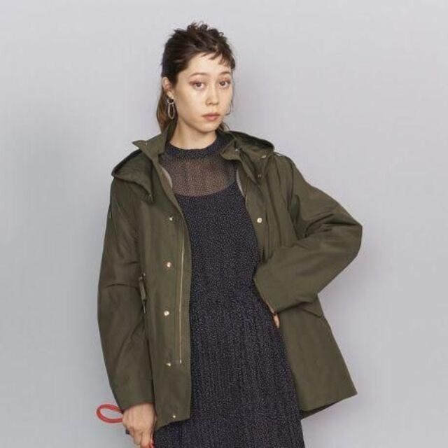 BEAUTY&YOUTH UNITED ARROWS(ビューティアンドユースユナイテッドアローズ)の極美品✨ ビューティーアンドユース 2way タフタ素材 ライナーブルゾン M レディースのジャケット/アウター(ブルゾン)の商品写真