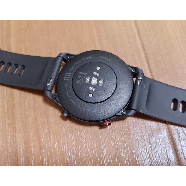 Xiaomi Mi watch ブラック 美品 保護フィルム付き メンズの時計(腕時計(デジタル))の商品写真