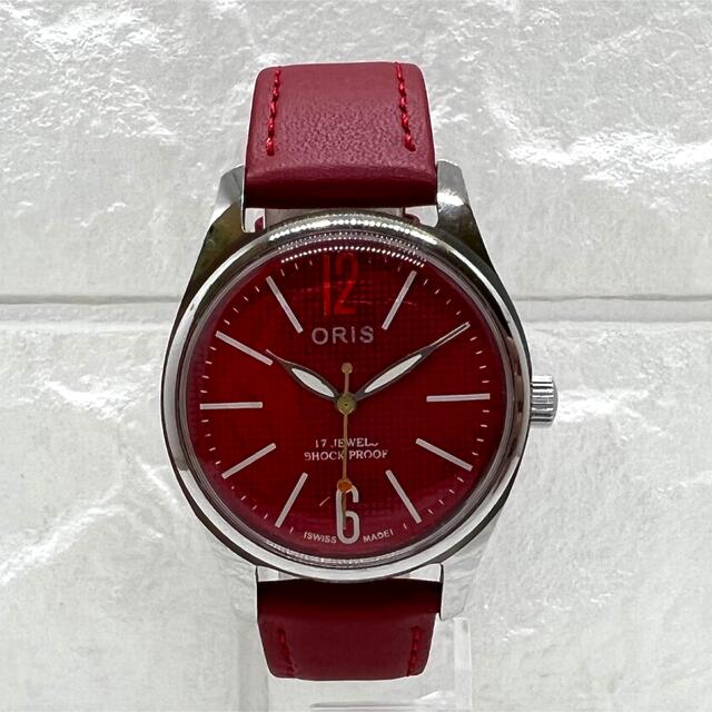 ORIS(オリス)の【YOCCHI様専用】ORIS/機械式手巻き/腕時計/レッド/安心匿名配送 メンズの時計(腕時計(アナログ))の商品写真