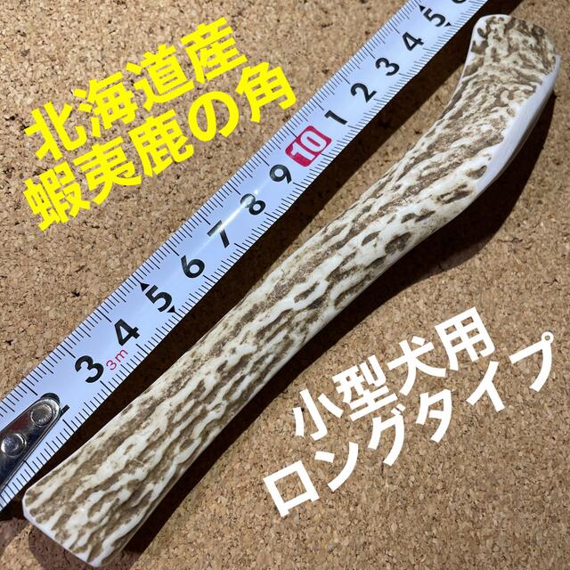 鹿の角　犬のおもちゃ　北海道産　　　　　　　　　　　　　小型犬用ロングタイプ1本 その他のペット用品(犬)の商品写真