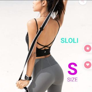 ルルレモン(lululemon)の《美品》SLOLI ＊ ブラキャミ ＊ ブラック ＊ Sサイズ(ヨガ)