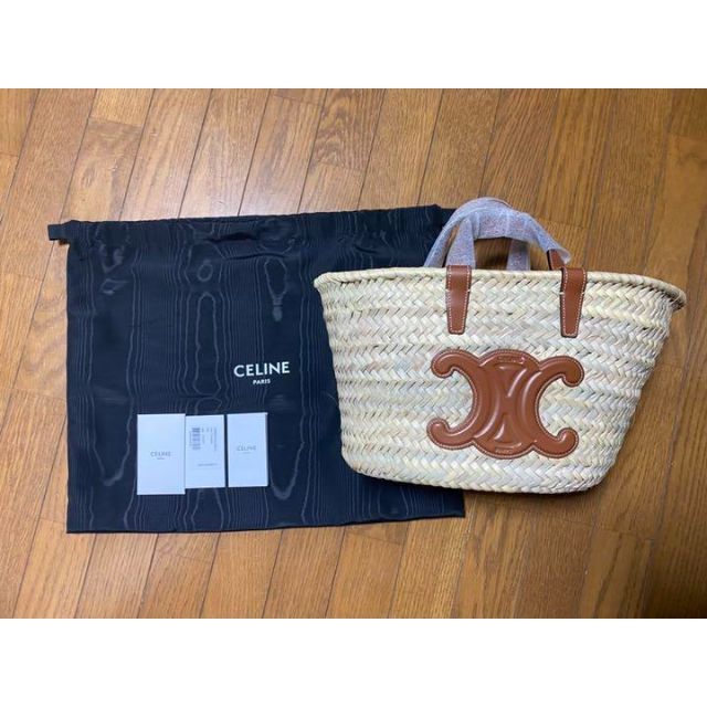 バッグ celine パニエ/ラフィア&カーフスキンの通販 by 森下's shop