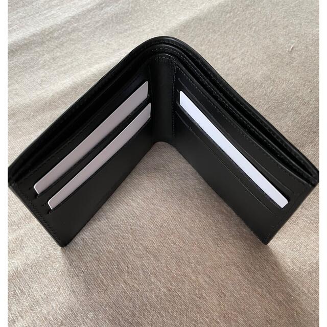 Maison Martin Margiela(マルタンマルジェラ)の黒新品 メゾン マルジェラ スプラッシュペイント ブラック 折り財布 札入れ メンズのファッション小物(折り財布)の商品写真