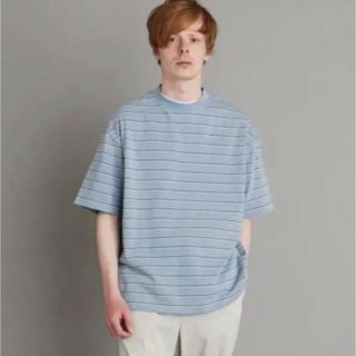 スティーブンアラン(steven alan)のSteven Alan クルーネックTシャツ　ボーダー　s(Tシャツ/カットソー(半袖/袖なし))