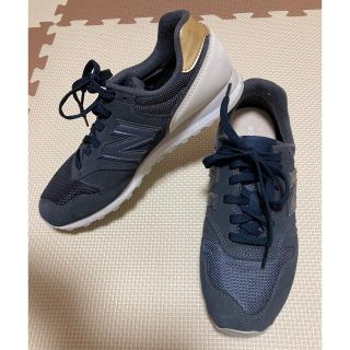 ニューバランス(New Balance)のニューバランス ML373FA2 スニーカー ネイビー✖︎ゴールド 24.5㎝(スニーカー)