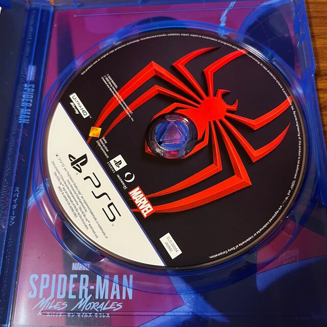 PlayStation(プレイステーション)のスパイダーマン　マイルズモラレス　PS5 エンタメ/ホビーのゲームソフト/ゲーム機本体(家庭用ゲームソフト)の商品写真