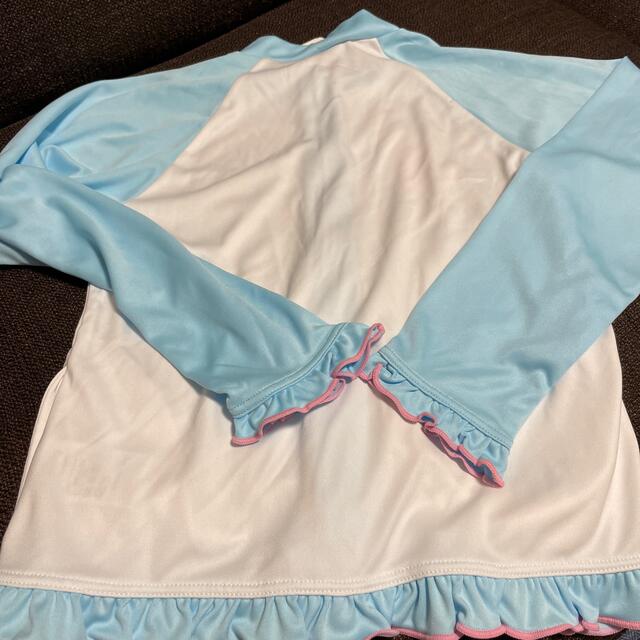 女の子 ラッシュガード 130cm アナ雪 キッズ/ベビー/マタニティのキッズ服女の子用(90cm~)(水着)の商品写真