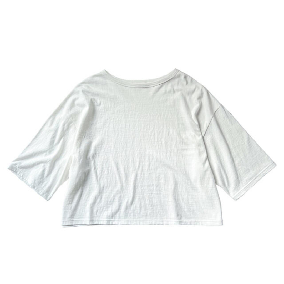 SeaRoomlynn チェルシーボーダーLOOSEロンT ホワイトTシャツ(長袖/七分)