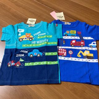 ホットビスケッツ(HOT BISCUITS)のホットビスケッツ　Tシャツ　80㎝　2枚セット(Ｔシャツ)