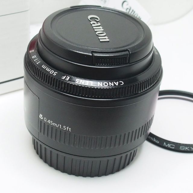 美品！キヤノン 単焦点レンズ EF50mm F1.8 II 使用少 状態良好