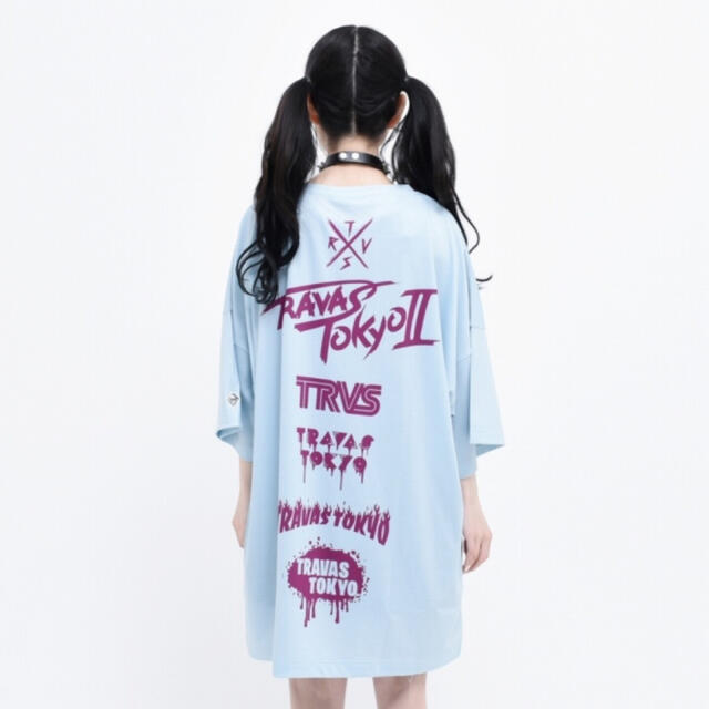 MILKBOY(ミルクボーイ)のTRAVAS TOKYO Furry bear 熊 クマ Tシャツ ブルー レディースのトップス(Tシャツ(半袖/袖なし))の商品写真