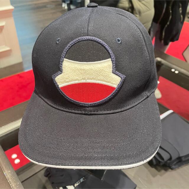 MONCLER(モンクレール)の◆MONCLER◆モンクレール ロゴ キャップ 調整可能 ネイビー 紺 メンズの帽子(キャップ)の商品写真