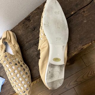 Jil Sander - JIL SANDER フラット レザーシューズ 38の通販 by +++