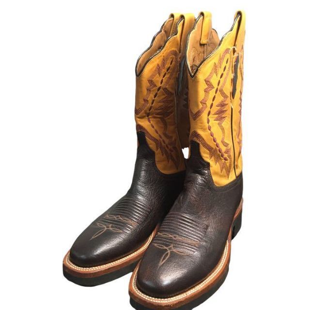 極美品 Lucchese ルケーシー ウエスタンカウボーイブーツ