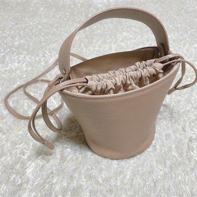 Drawer(ドゥロワー)のayako pottery bag ポタリ バッグ ベージュ レディースのバッグ(ショルダーバッグ)の商品写真