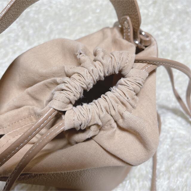 Drawer(ドゥロワー)のayako pottery bag ポタリ バッグ ベージュ レディースのバッグ(ショルダーバッグ)の商品写真