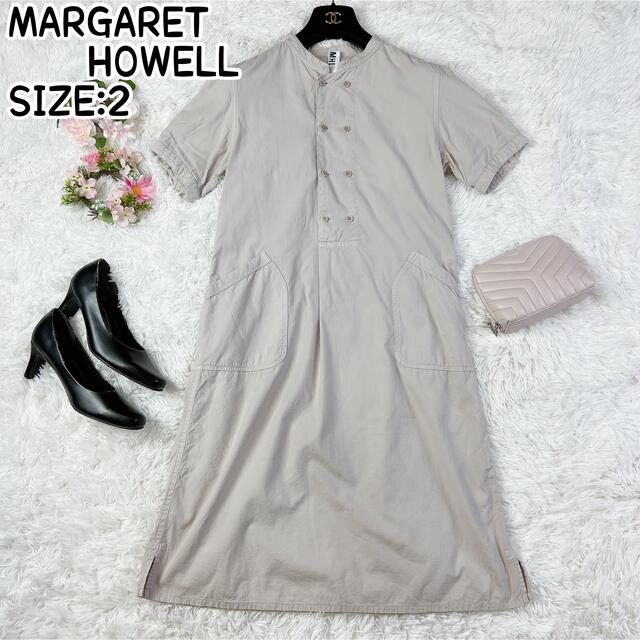 極美品 MARGARET HOWELL マーガレットハウエル 2017 ソフトフランネル ブラックドレスワンピース 定価60,500円 - icaten.gob.mx