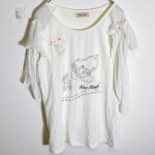 リサマリ(Risa Magli)のリサマリ(Risa magli) Tシャツ レディース　ホワイト　夏　袖無し(Tシャツ(半袖/袖なし))