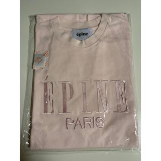 エピヌ(épine)のÉPINE PARIS big long tee ベイビーピンク×ベイビーピンク(Tシャツ(長袖/七分))