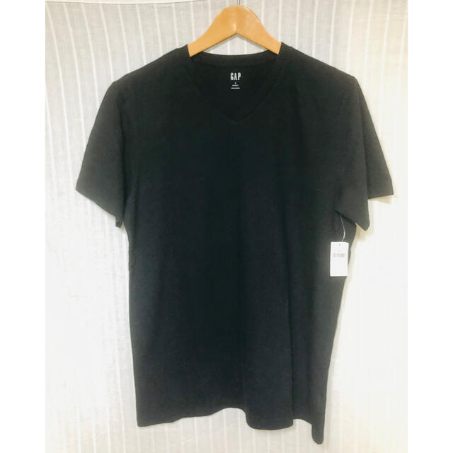 GAP(ギャップ)のGAP   ギャップ　メンズ半袖Tシャツ　サイズS   新品　ブラック メンズのトップス(Tシャツ/カットソー(半袖/袖なし))の商品写真