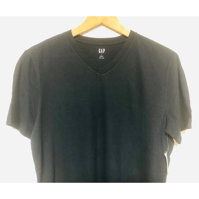 GAP(ギャップ)のGAP   ギャップ　メンズ半袖Tシャツ　サイズS   新品　ブラック メンズのトップス(Tシャツ/カットソー(半袖/袖なし))の商品写真