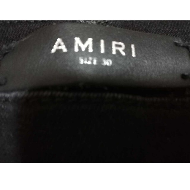 アミリ AMIRI サイドライン デニムジーンズ ダメージ加工 30 W76