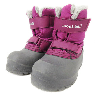 モンベル(mont bell)のモンベル パウダーブーツ スノー 紫 パープル 17 男の子 女の子 キッズ(ブーツ)
