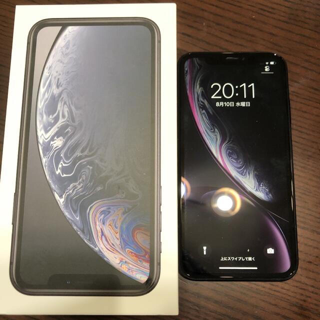 iPhone XR ブラック　64GB SIMフリー