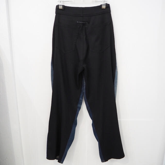 はブルー MM6 - 新品 定価7万 MM6 メゾンマルジェラ 21fw 切替 ワイド