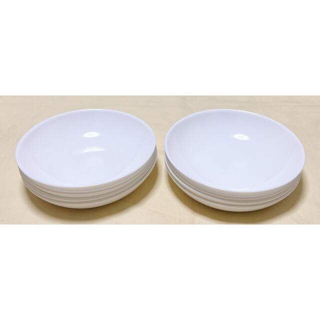 フランス製 ARTICLE YAMAZAKI アルク耐熱強化ガラス 白い中皿8枚 フランス製 ARTICLE YAMAZAKI アルク耐熱強化ガラス 白い中皿8枚