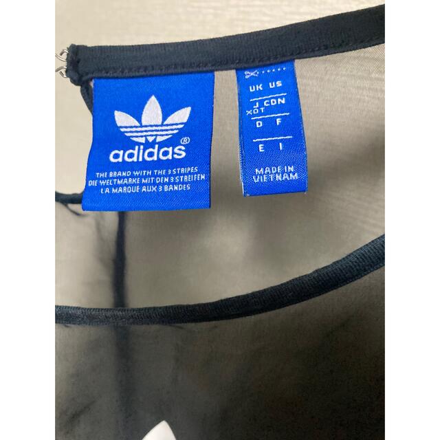 adidas(アディダス)のadidas シースルー　トップス レディースのトップス(Tシャツ(半袖/袖なし))の商品写真