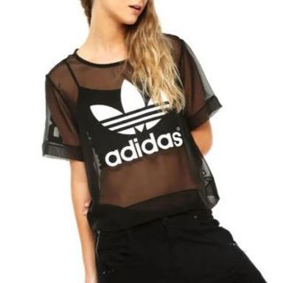 アディダス(adidas)のadidas シースルー　トップス(Tシャツ(半袖/袖なし))