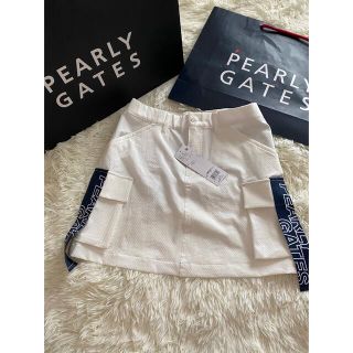 パーリーゲイツ(PEARLY GATES)のパーリーゲイツ ナイロンタスランストレッチドビー スカートサイズ0(ウエア)