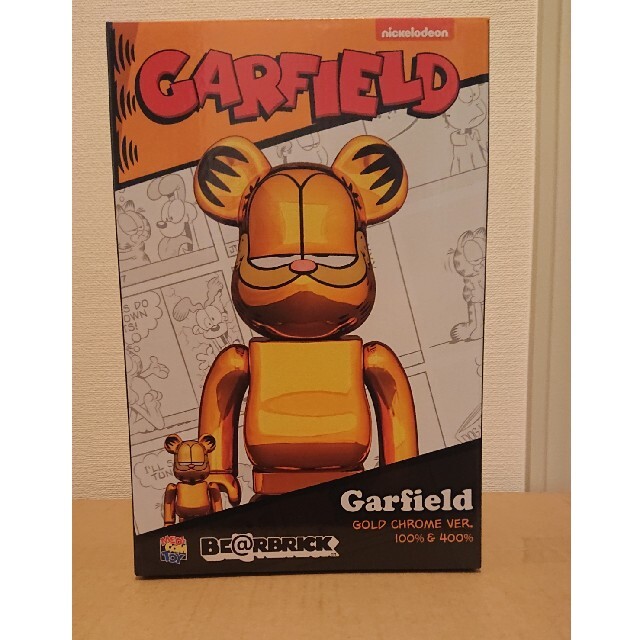 BE@RBRICK Garfield GOLD 100% & 400%