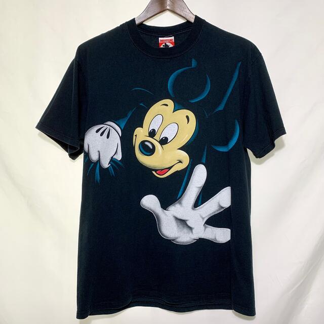 約52cm袖丈Disney ディズニー　ミッキー　vintage 90s Tシャツ