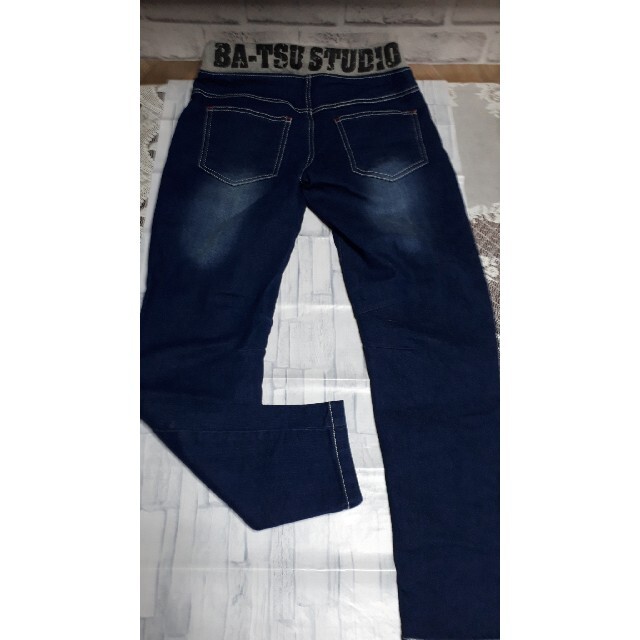 BA-TSU(バツ)の140ジーンズ👖 キッズ/ベビー/マタニティのキッズ服男の子用(90cm~)(パンツ/スパッツ)の商品写真