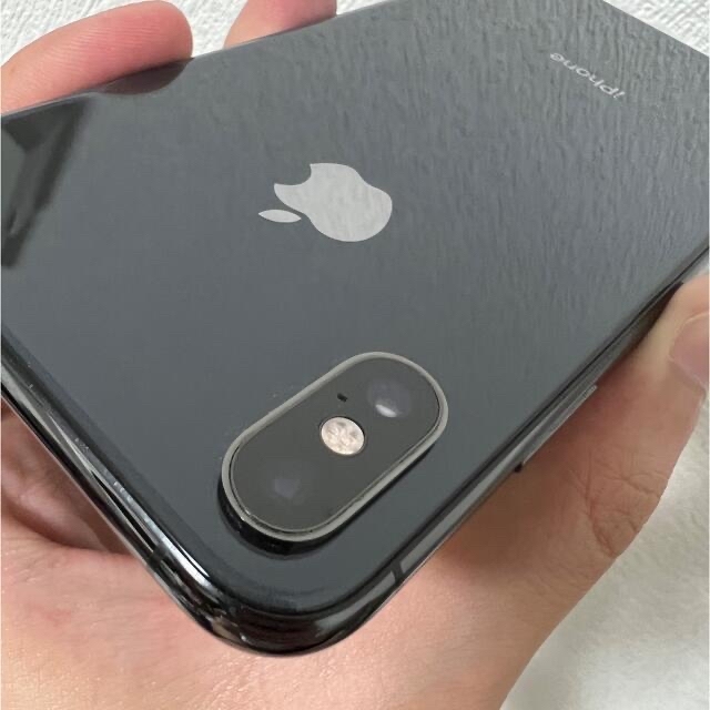 iPhone(アイフォーン)のiPhoneXS 256GB スペースグレイ 本体のみ スマホ/家電/カメラのスマートフォン/携帯電話(スマートフォン本体)の商品写真