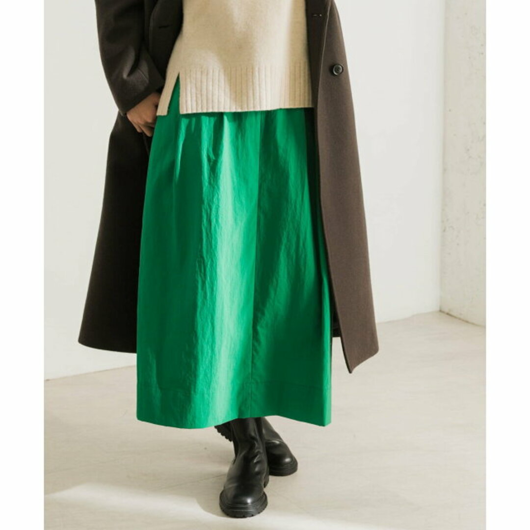 URBAN RESEARCH(アーバンリサーチ)の【GREEN】【36】ハイウエストコクーンスカート レディースのスカート(ロングスカート)の商品写真