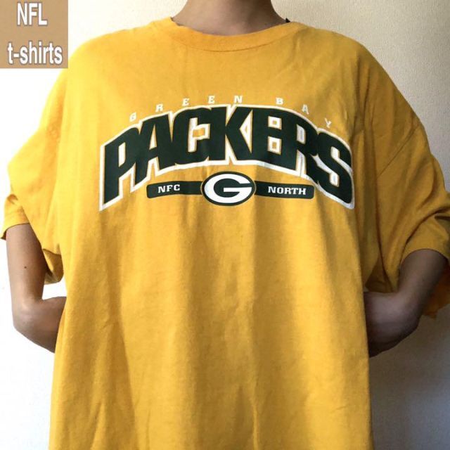 NFL☆Tシャツ USA製  デカロゴ 90s ゆるだぼ 希少 z80