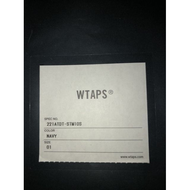 W)taps(ダブルタップス)のNAVY S 22SS WTAPS STANDART / SS / COTTON メンズのトップス(Tシャツ/カットソー(半袖/袖なし))の商品写真