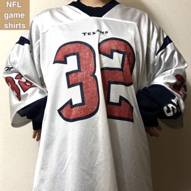 NFL☆ゲームシャツ  ゆるだぼ デカロゴ 90s ビッグシルエット z26