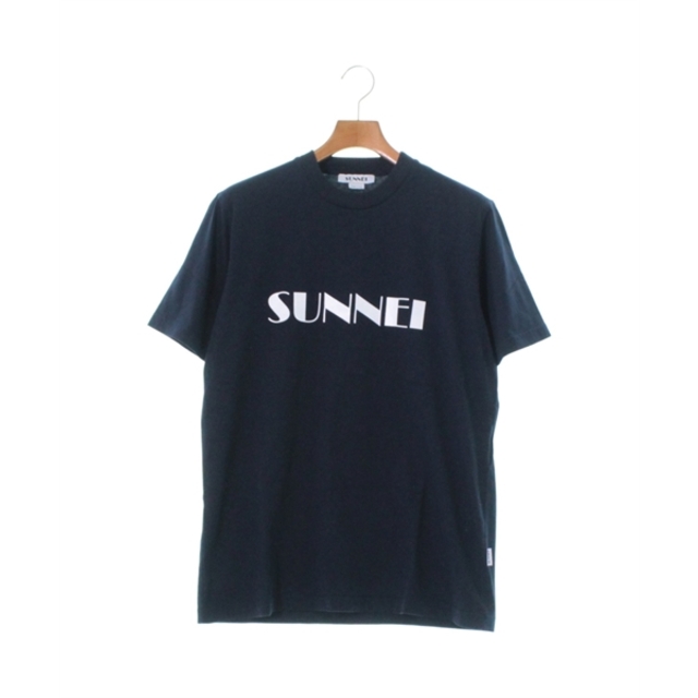 SUNNEI(スンネイ)のSUNNEI スンネイ Tシャツ・カットソー XS 紺 【古着】【中古】 メンズのトップス(Tシャツ/カットソー(半袖/袖なし))の商品写真