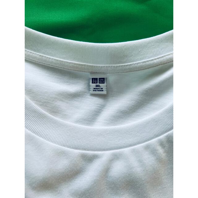 UNIQLO(ユニクロ)のUNIQLOコットンラウンドヘムロングTシャツ レディースのトップス(Tシャツ(半袖/袖なし))の商品写真
