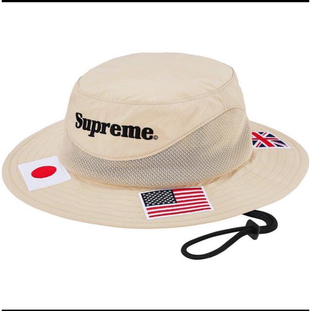S/M tan supreme flags boonie 国旗柄 ハット新品ハット